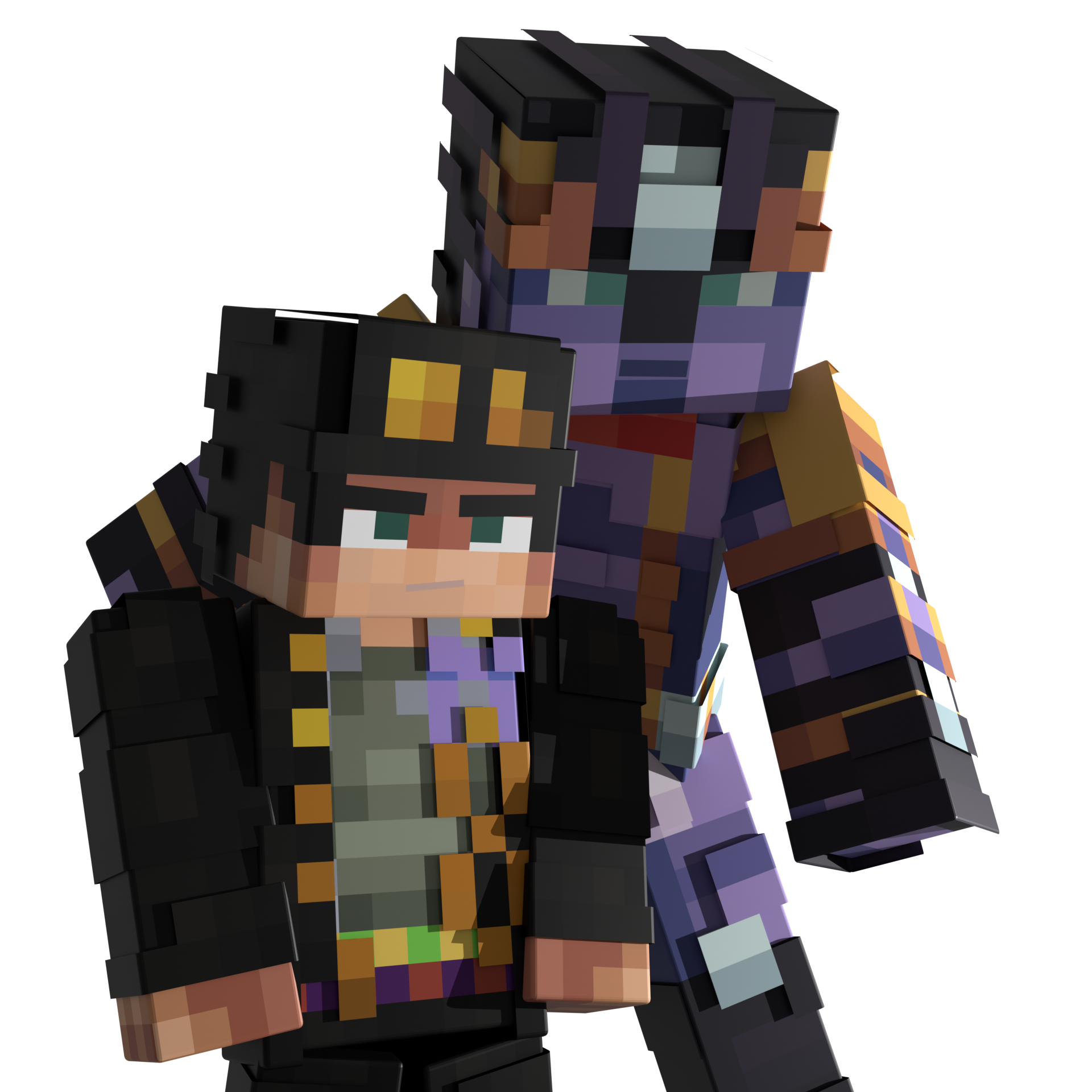 Jotaro Kujo with Star Platinum